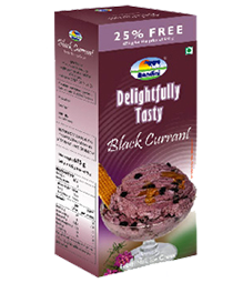 Ice Cream Delightfully Tasty Black Currant
