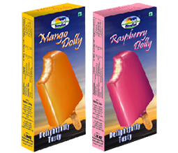 Dolly Stick Ice Cream Raspberry & Orange